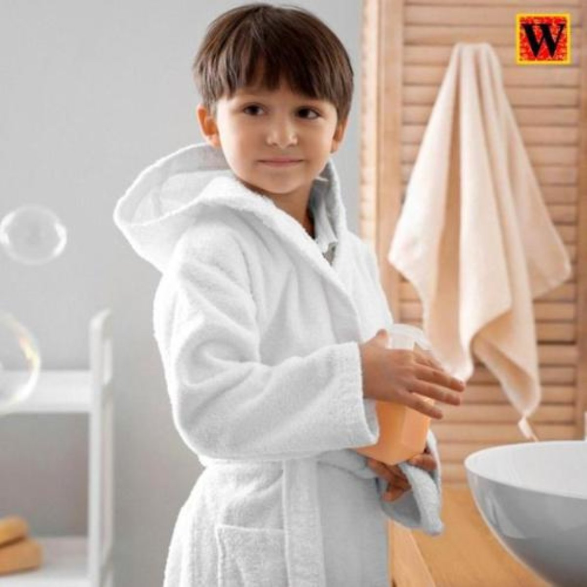 Linens Limited Egyptian Cotton Towelling Robe Childrens Towelling