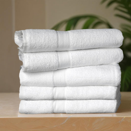 100% Premium Egyptian Cotton 5pc Bath Towels Set 70x140cm 600gsm