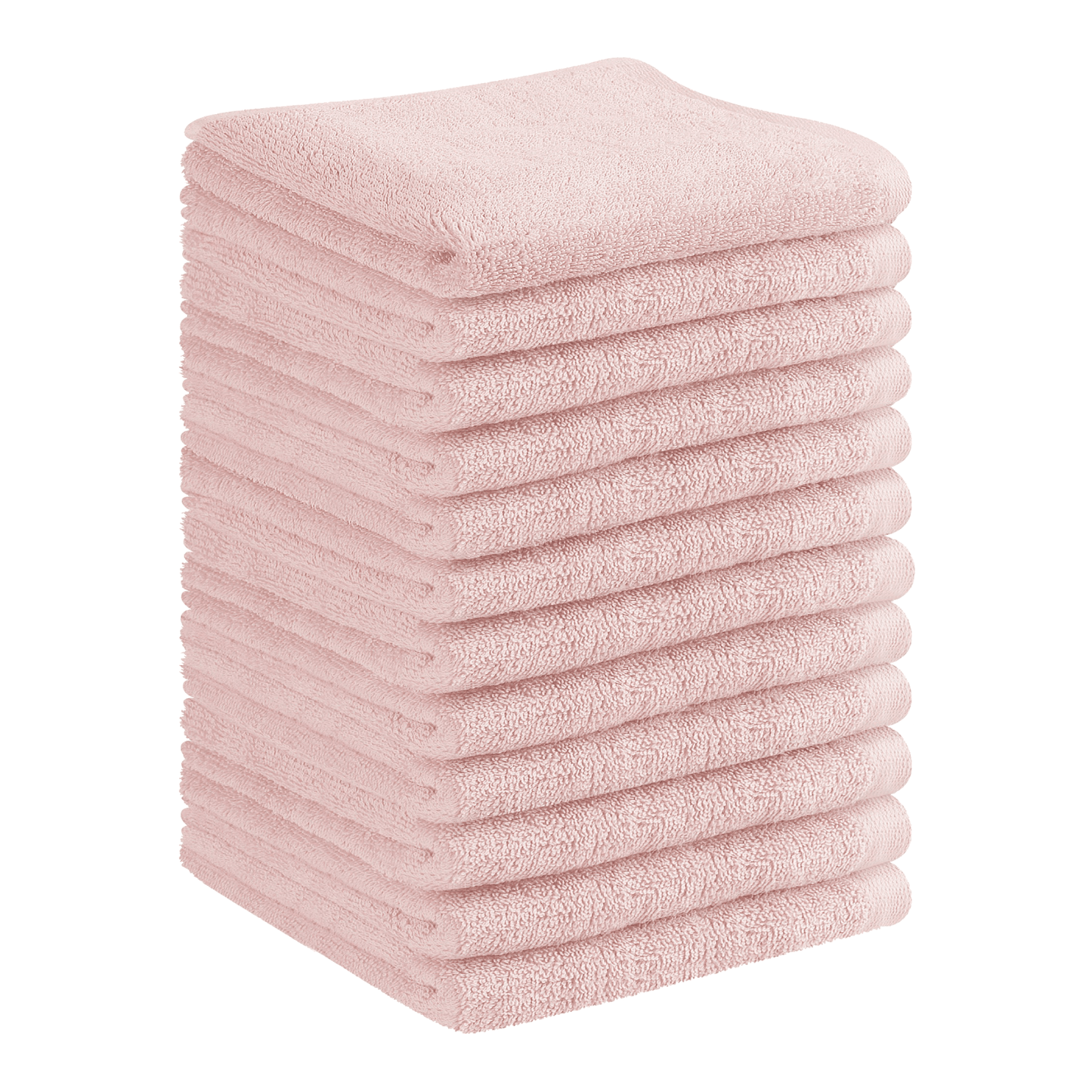 100% Cotton Premium Face Towels 12pcs Set, 30x30cm - WESTLANE LINENS