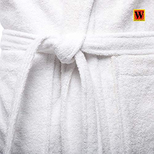100% Egyptian Cotton Unisex Bath Robe - WESTLANE LINENS