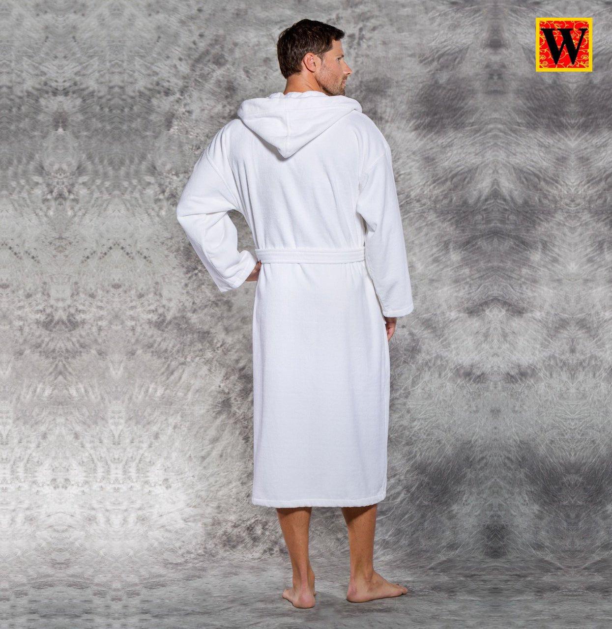 100% Egyptian Cotton Unisex Bath Robe - WESTLANE LINENS
