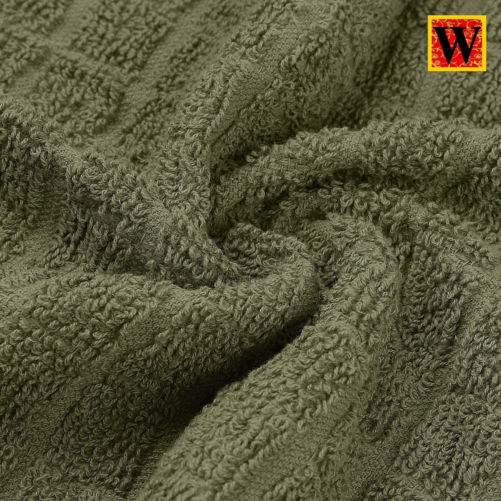 100% Premium Cotton 8 pc Face Towel Set, 30x30 cm - WESTLANE LINENS