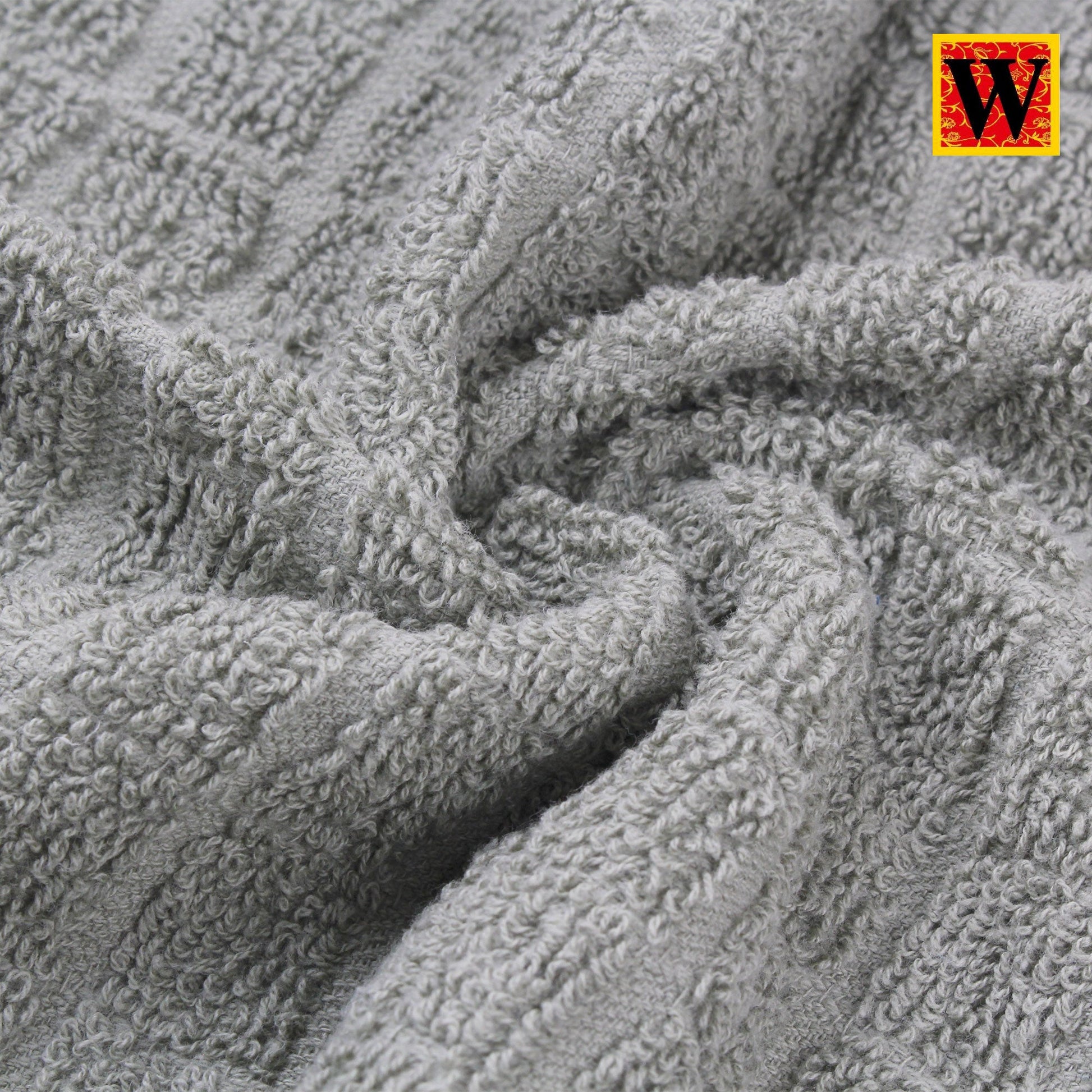 100% Premium Cotton 8 pc Face Towel Set, 30x30 cm - WESTLANE LINENS