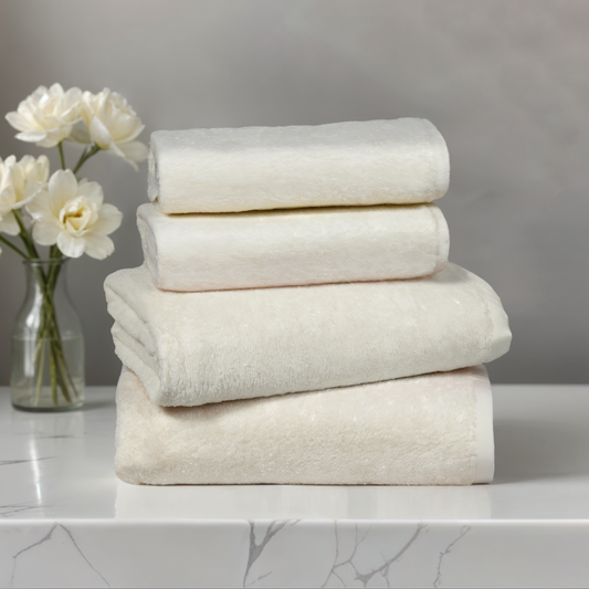 100% Cotton Premium Economy Hand & Bath Towels Set