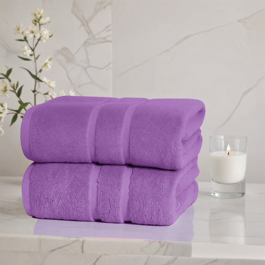 100% Premium Egyptian Cotton Super Jumbo Bath Sheets set, 80x200cm - WESTLANE LINENS