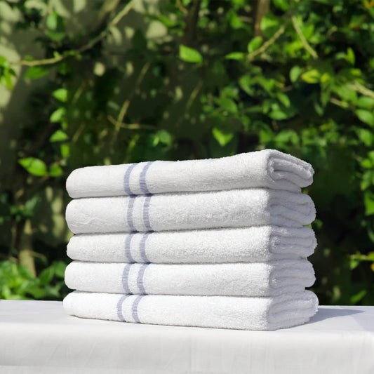 100% Cotton Economy Towels 5 pc set 65x135cm