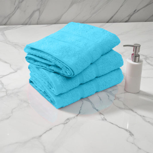 100% Premium  Egyptian Cotton 4pc Hand Towel Set, 50x100cm