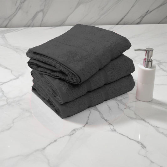 100% Premium  Egyptian Cotton 4pc Hand Towel Set, 50x100cm