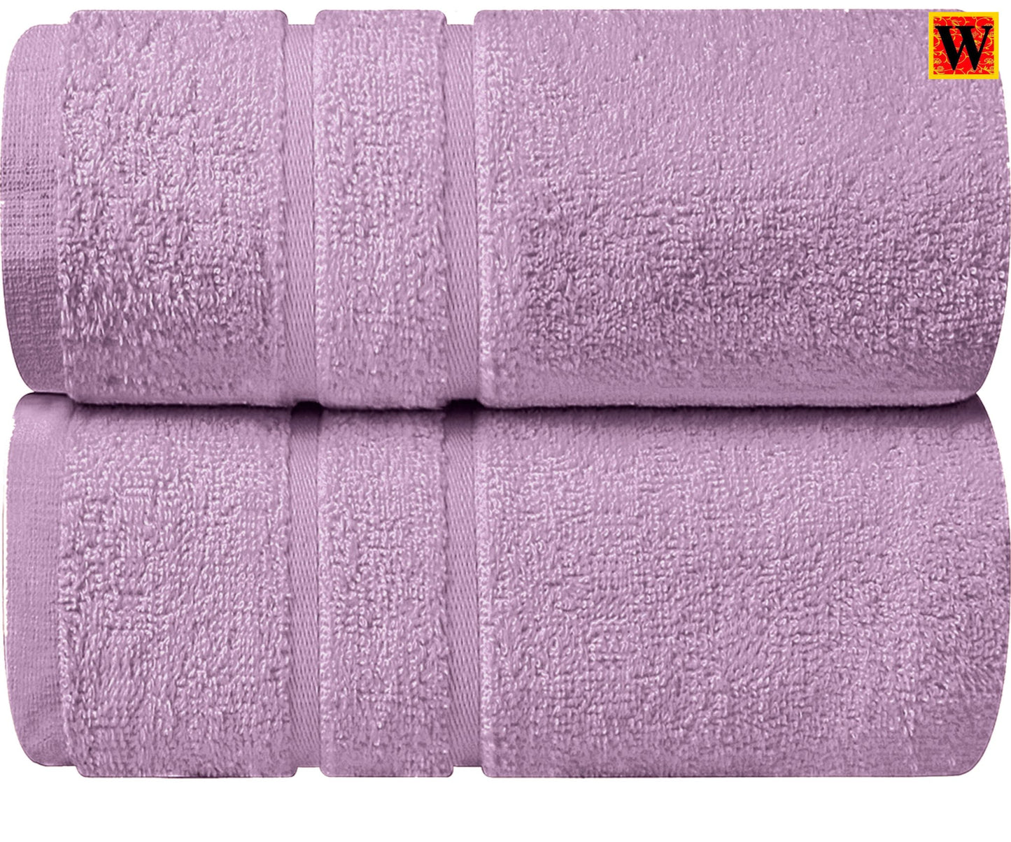 100% Premium Egyptian Cotton 500 GSM 2 Piece Bath Towel Set, 70x140cm - WESTLANE LINENS