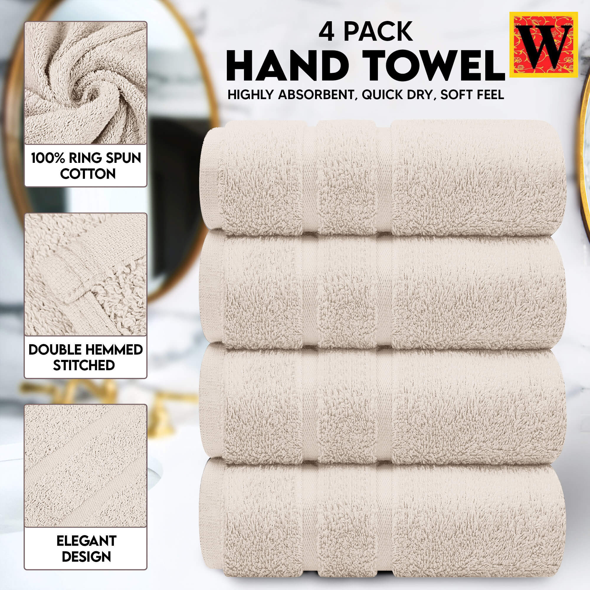 Bulk hand best sale towels for sale